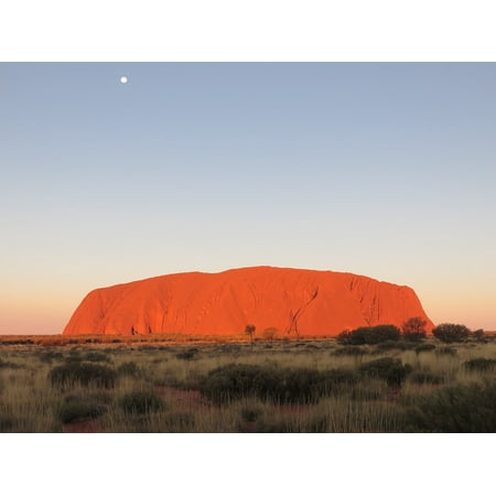 Australian Outback Travel - Canvas Print Australia Uluru Outback Ayers Rock Travel Stretched Canvas 10 x 14