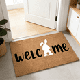 thumbnail image 3 of Decorr Easter Coir Doormat Outdoor Rug Bunny & Happy Easter Welcome Door Mat, Coir Easter Mat for Outdoor Front Porch Entryway Decor(23.6×15.8"), 3 of 5