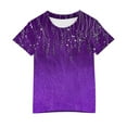 thumbnail image 6 of AUNVITO Boys Girls Casual Cotton T-shirts Cute Print Short Sleeve Big Kids Fashion, 6 of 6