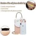 thumbnail image 5 of Touch screen phone bag, simple large capacity shoulder bag Pink, 5 of 5