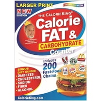 Pre-Owned Calorieking Larger Print Calorie, Fat & Carbohydrate Counter (Paperback) 1930448872 9781930448872