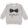 thumbnail image 2 of Inktastic Ring Bearer Black Bow Tie Toddler Sweatshirt, 2 of 4