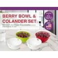 thumbnail image 2 of Arrow Berry Bowl and Colander Set, 2 of 9