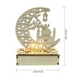 thumbnail image 4 of LED Light Decor Home Office Desktop LED Lamp Ornament Festival Wooden Table Decoration  JM01832, 4 of 9