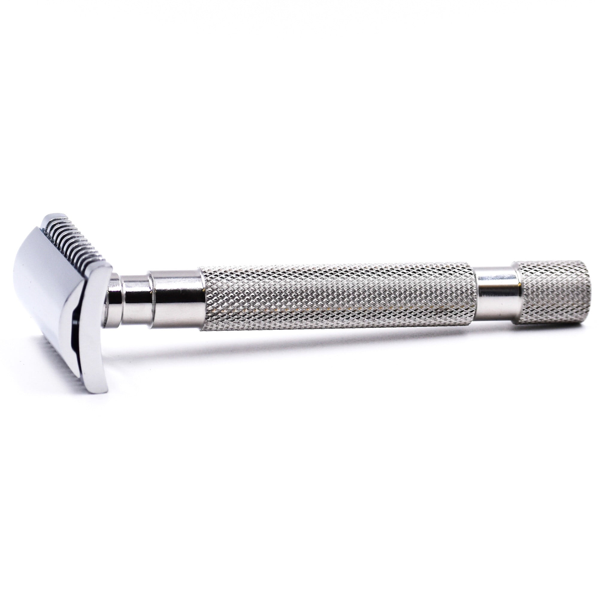 Parker Safety Razor 68S Stainless Steel Handle Double Edge Safety Razor with 5 Parker Razor Blades