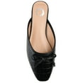 thumbnail image 4 of Brinley Co. Womens Square Toe Bow Accent Mule, 4 of 7