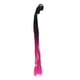 thumbnail image 2 of Trenzas para casco con ventosa estilo punk, coletas para casco de motocicleta, color degradado, negro, rosa y rojo., 2 of 14