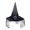 Grey, variant on FASHOFT Lace Veil Hat Halloween Costumes Accessory Mysterious Pentagram Wizard Cap Masquerade Party Stage Performance Dress Up Prop Halloween Costume One Size
