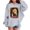 Grey, variant on Toddler Kids Boys Girls Dolly Hoodies Country Music Icon Top Children Fashion Casual Printed Pocket Long Sleeve Sports Sweatshirt Black 2-3 Years