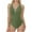 Green, variant on Enjoytime one Piece Bathing Suit for Women Solid Coler Fashion High Cut Sexy Monokini Womens Swimsuits Tummy Control