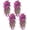 D#20, variant on 4-Pack Artificial Morning Glory Vines 80cm/31.5in – UV Resistant Silk & Plastic Faux Flowers with Flexible Stems for Outdoor Wedding Porch Patio Balcony Garden Decor (4 Colors)
