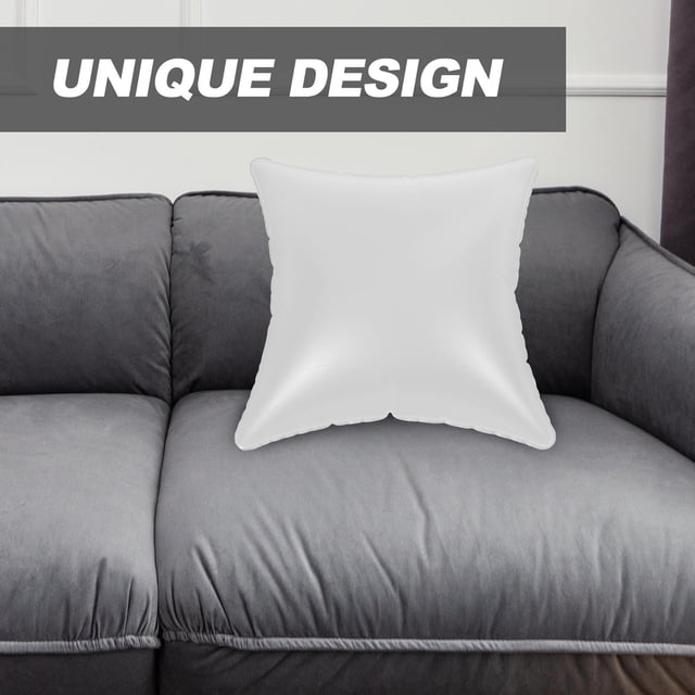 BESTYASH Portable White Inflatable Pillow for Sofa Cushion and Camping Equipment with Lightweight Design