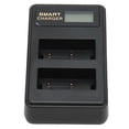 thumbnail image 1 of Camera Battery , Black Over Voltage Protection Battery Charging Station Dual Charge Safe To Use USB 5V  For XT3 For X100F For XT10, 1 of 8
