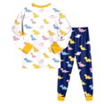 thumbnail image 5 of Hessimy Toddler Boys Girls Spring Summer Graphic Print 2Pcs Crewneck Long Sleeve Sweatshirt Joggers Pants Sweatsuit, Graphic Print Jogger(White,3-4 Years), 5 of 7