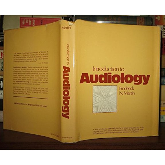 Pre-Owned Introduction to audiology, 9780134781235, 0134781236, Hardcover, First Edition edition