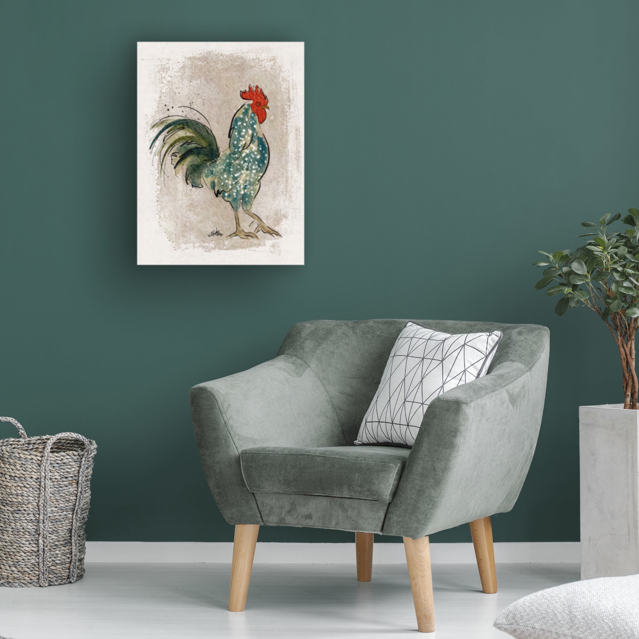 Canvas Wall Art - Shanda Louis 'Dandy' Wall Art for Living Room, Bedroom, or Office Décor by Trademark Fine Art - 14 x 19 Inches