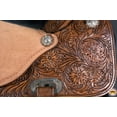 thumbnail image 6 of 17 In Western Horse Saddle Hilason In American Leather Flex Tree Barrel Trail, 6 of 7