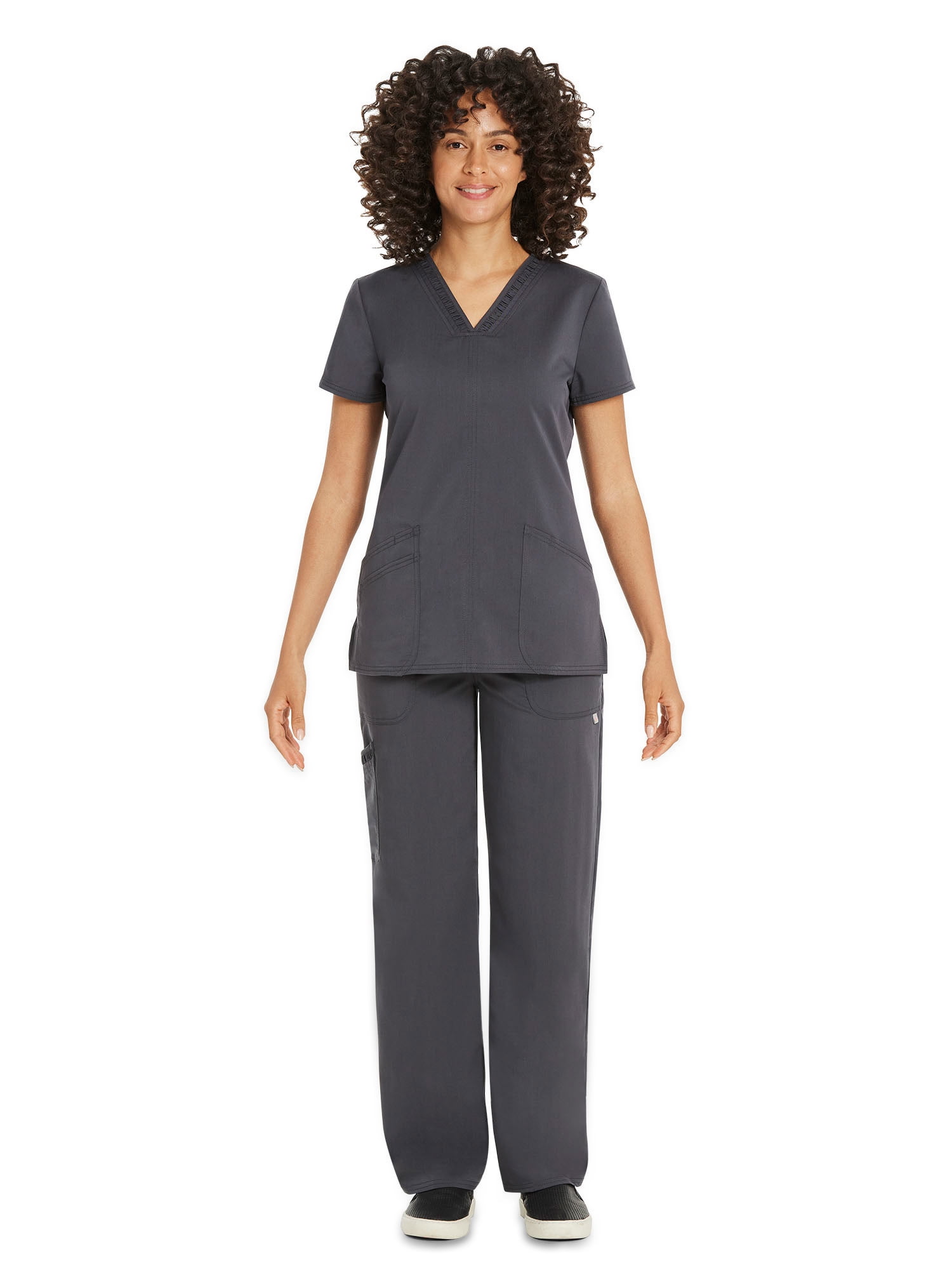 Scrubstar Women's Premium Ultimate Stretch V-Neck Scrub Top, Sizes XS-3XL