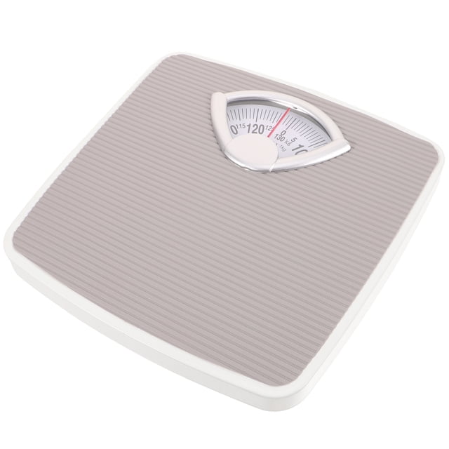 RENACLIPY Iron Grey Weighing Scale Analog Body Clock Design Home Use 1Pcs