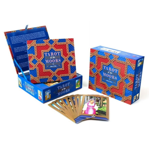 Tarot of the Moors: (Tarot Kit Box Set with 78 Cards and Guide Book), (Paperback)