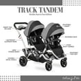 thumbnail image 6 of Dream On Me Track Tandem Stroller- Face to Face Edition, Black and White, 6 of 14