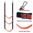 thumbnail image 3 of Boat Rope Ladder, EEEkit 3 Step Marine Boarding Ladder with Hooks, Portable Dock Rope Ladder for Boat, Kayak, Yacht, 3 of 7