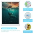 thumbnail image 3 of Diamond Art Kits for Adults - Sunset Ocean Shark Shipwreck 5d Diamond Painting for Adults, Diamond Art for Adults Beginners, Frameless Diamond Painting Kits for Adults for Home Wall Decor, 3 of 7