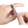 thumbnail image 1 of GHSDFBB Ring Sizer Measuring Tool Reusable Finger Size Gauge Jewelry Sizing Tool 1-17 USA Rings Size (Black), 1 of 6