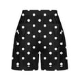 thumbnail image 6 of Edvintorg woman shorts casual Women's Summer Printed Pocket Lace Up Shorts Casual beach shorts Women's Shorts Elastic Waist Black L, 6 of 6