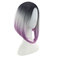 thumbnail image 4 of human hair wigs for women Hair Color Natural Wigs Fashion Dyeing Short BOB Mix Synthetic For Women Full wig, 4 of 5