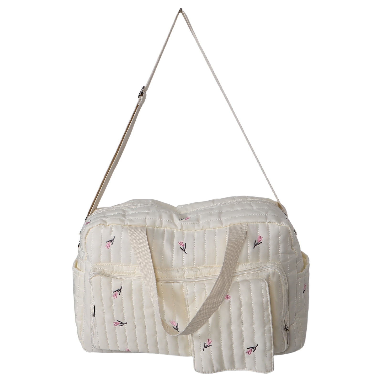 DEEPCRAFF Stylish Polyester Maternity Tote Multi Generous Space for Essentials