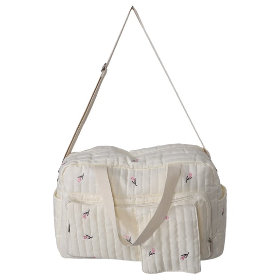 DEEPCRAFF Stylish Polyester Maternity Tote Multi Generous Space for Essentials