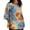 Navy, variant on Plus Size Linen T Shirts Womens Floral/Dots Printed Crewneck Loose Graphic Tees 3/4 Sleeve Summer Fall Tops S-5XL (L, Red)