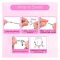 thumbnail image 3 of Set de abalorios para hacer pulseras, 112 unidades, para niñas, 3 of 6