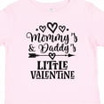thumbnail image 4 of Inktastic Mommy Daddy Little Valentine Boys or Girls Toddler T-Shirt, 4 of 5
