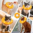 thumbnail image 7 of Minzimin 1Pack Cat Cone Collar Soft, Adjustable Cat Recovery Collars Spay Cones to Stop Licking, Cute Donut E Collar After Surgery, Anti-Lick Wound Healing Elizabethan Collar for Kittens, 7 of 7