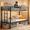H:63.54"-Black, variant on LIZEVINC Twin over Twin Bunk Bed Metal Black, Low Profile Twin over twin bunk bed with Ladder and Guardrails, Easy Climbing, Beds for Bedroom Suitable for the Whole Family