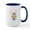 White/Navy Inside, variant on CafePress - Bunny Egg Mugs - 15 oz Ceramic Large White Novelty Mug