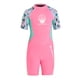 thumbnail image 1 of TFixol Traje de baño corto de una pieza para niñas con cremallera, 1 of 8