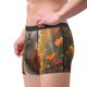 thumbnail image 2 of Balery Sunshine Flower Meditating Cat Calzoncillos bóxer para hombre, ropa interior de algodón suave y transpirable con cinturilla de nailon-Large, 2 of 5