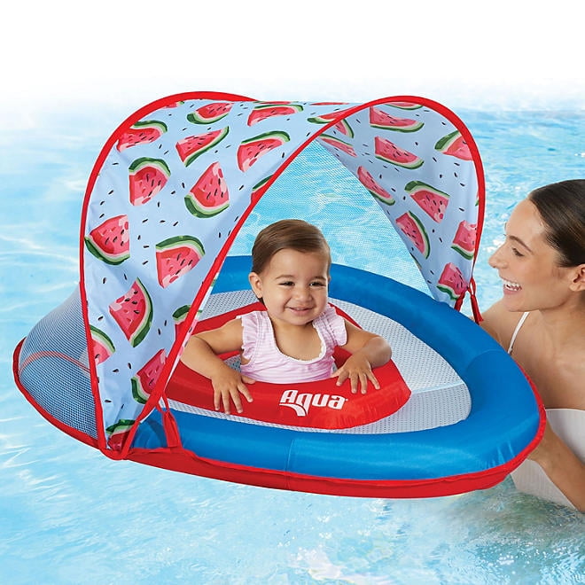 Aqua Adjustable Seat Baby Float, Watermelon
