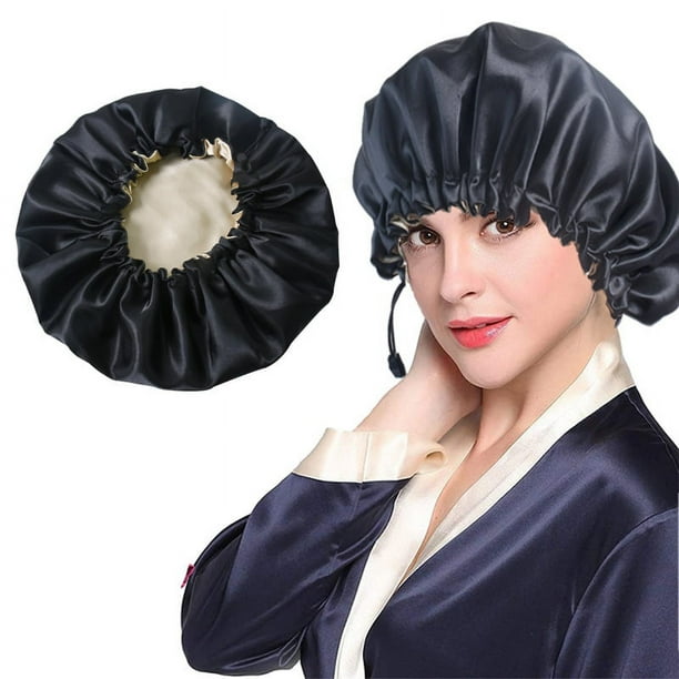 Máscara de satén para mujeres y niñas, tocado de noche, turbante de pelo suave para dormir Vhermosa HMJM135-1
