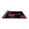thumbnail image 2 of Ahgly Company Indoor Round Patchwork Purple Transitional Area Rugs, 4' Round, 2 of 4