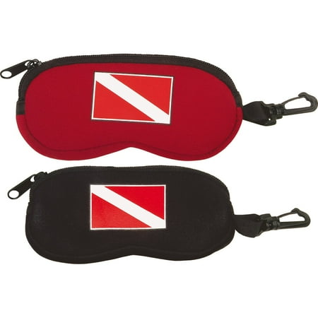 Neoprene Eyeglass Case Glasses Scuba Diving Flag Gear