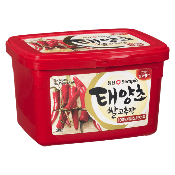 Sempio Gochujang Pâte de Piment Fort (2.8 kg) - Saveur Coréenne Authentique, Épicée & Polyvalente