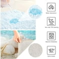 thumbnail image 3 of Luxury Bathroom Rug Set 2 PCS, Holidays Wonderful Caribbean Samana Beach Summer Soft Absorbent Bath Rug and U-Shaped Toilet Rug, Non-Slip Bath Mats for Bathroom, 17.3"x13.4"+23.6"x15.7", 3 of 4