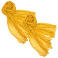 thumbnail image 1 of unbranded 2Ud Caminos De De Gasa Poliéster Amarillo Para Y Fiesta Romántica, 1 of 5