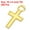 Golden, variant on Cross Charm 200Pcs Cross Pendants Bulk Mini Cross Charm Pendants Alloy for Jewelry Making Bracelets Earrings Golden