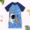 thumbnail image 1 of Traje de baño de una pieza con estampado de princesa rosa para niños pequeños de 2 a 14 años, traje de baño para nadar, Surf y playa, 1 of 5