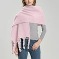 thumbnail image 2 of CHEGUTA Neck Scarf for Women Winter Scarf,Women's Fall Winter Classic Tassel Plaid Warm Soft Chunky Large Blanket Wrap Shawls, 2 of 4